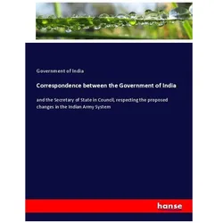 Correspondence between the Government of India, Fachbücher von Government of India