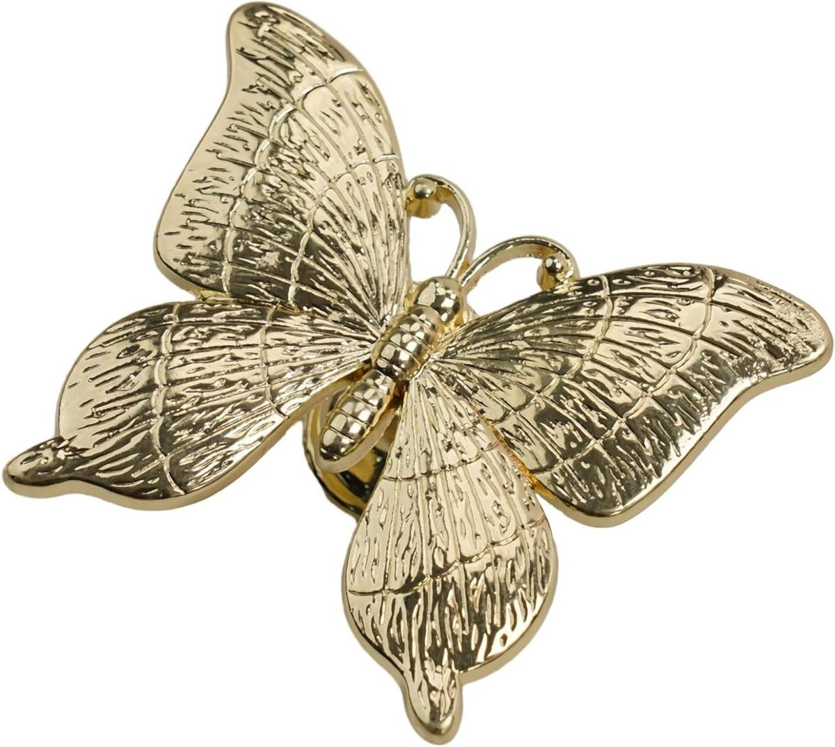 Vlinderkast knop - Meubelhandvat ladeknop in goud - B/D/H: 10 x 10 x 1 cm