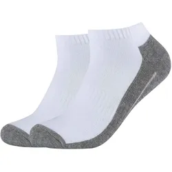 2er Pack camano Pro Tex Funktions-Sneakersocken 0001 - white 39-42