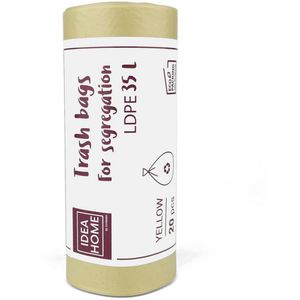 Idea-Home Müllbeutel 35 Liter, gelb, 20 Stück