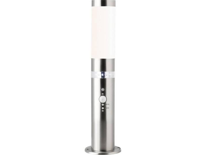 Brilliant BOLE - Staande Buitenlamp met schemersensor - Chroom;Wit