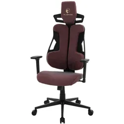 ML-Design Gaming Stuhl Stoff Rot, Ergonomischer Bürostuhl, 3D Armlehne, Kopf- und Lordosenstütze, Gaming Chair individuell einstellbar, Gamer Stuhl