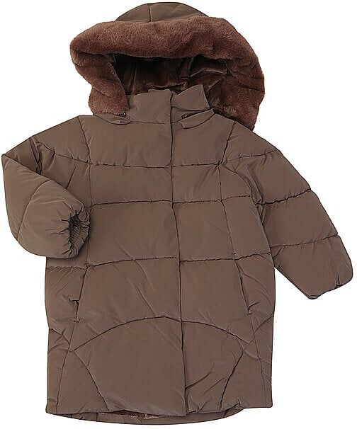 MAYORAL Mädchen Jacke in Felloptik braun   104 104
