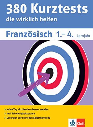 Klett 380 Kurztests Französisch 1.-4. Lernjahr: Kurztests, die wirklich helfen - Preis vom 12.10.2026 11:37:12 h