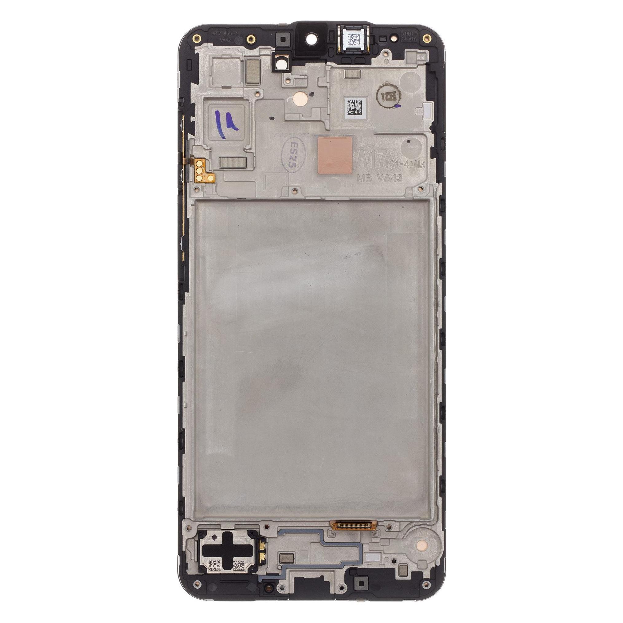 Samsung LCD-Display + Touch-Einheit + Frontabdeckung A176 Galaxy A17 5G Schwarz (Service-Pack) (Display) (GH82-38045A)