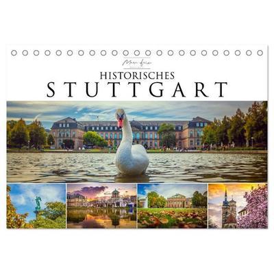 Historisches Stuttgart 2027 (Tischkalender 2027 DIN A5 quer), CALVENDO Monatskalender