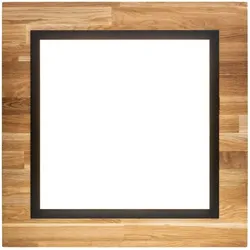 ELOBRA LED-Deckenleuchte Argentina Holz 55 x cm