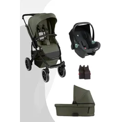 ABC Design Salsa 5 Air 3in1 inkl. Tulip Babyschale, Farbe Kinderwagen: Camel