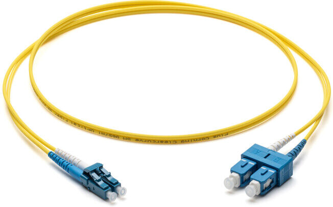 Corning Câble de raccordement fibre optique LC/SC OS2 9/125 5m jaune (F047202G2Z20005M)