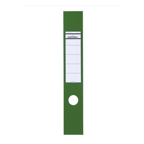 DURABLE 10 Ordneretiketten ORDOFIX grün für 7,0 cm Rückenbreite