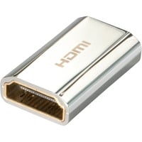 HDMI Doppelkupplung chrom