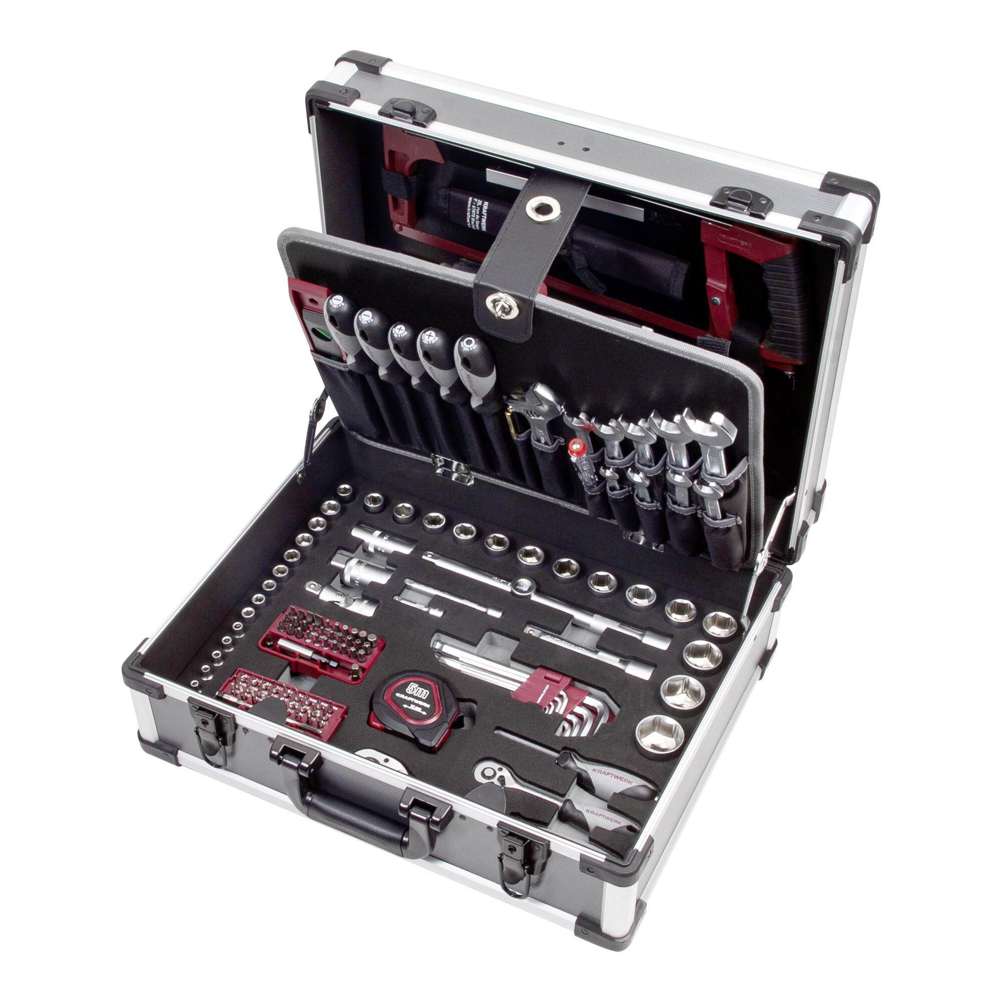 Kraftwerk Werkzeugkoffer B147, 1/4"+1/2", 158-tlg. (202.147.000)