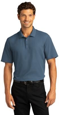 Port Authority K810 SuperPro React Polo Shirt in Regatta Blue size 4XL   Polyester Blend