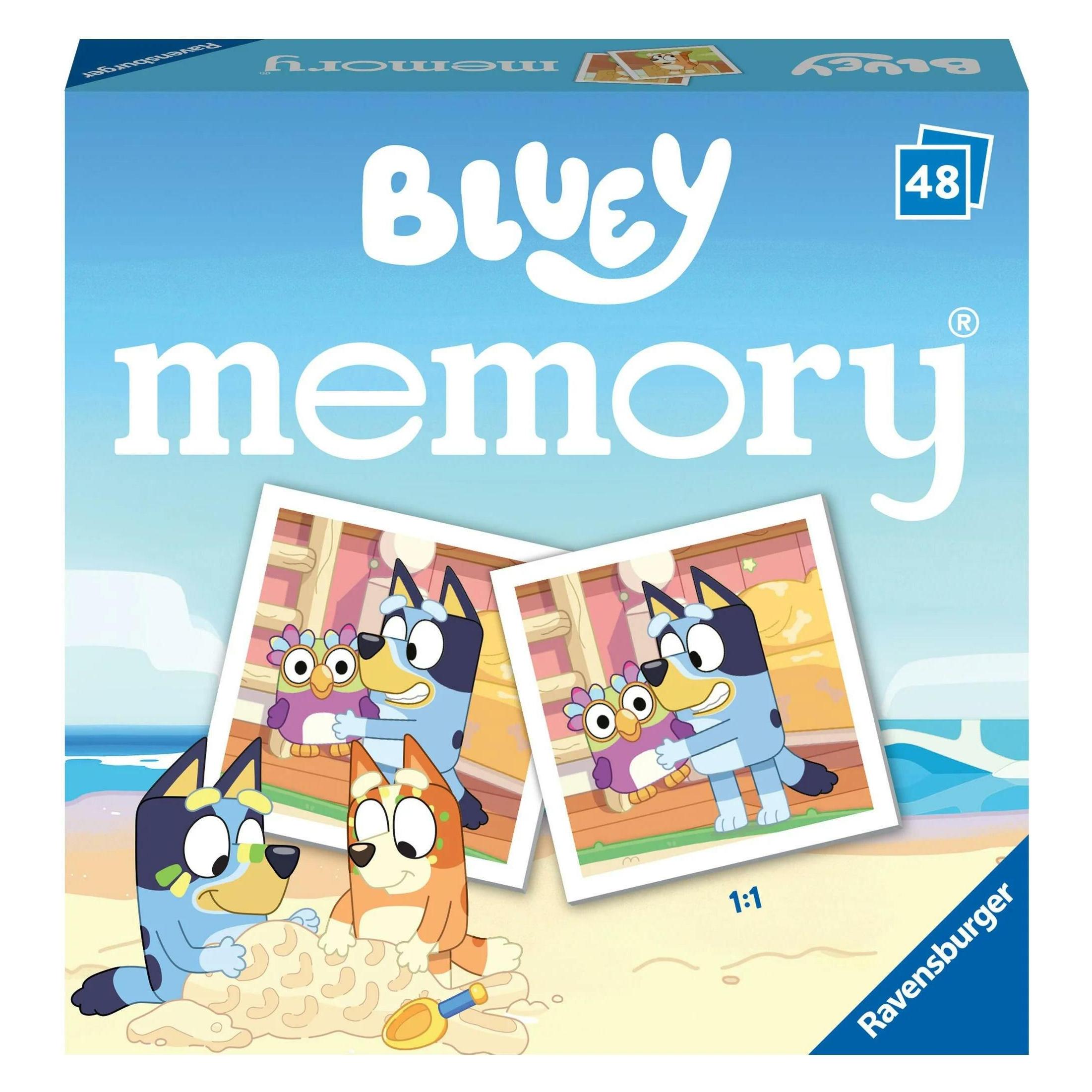 Ravensburger Memory Mini Bluey (Deutsch, Englisch, Französisch, Italienisch, Schweizerdeutsch, 2 - 6 Spieler) (209347)