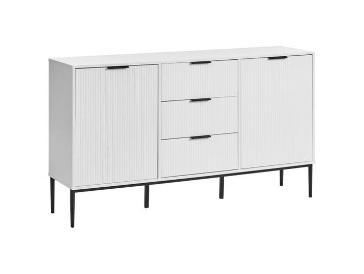 SIDEBOARD mit 2 Türen Weiß Leduc