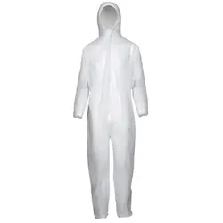 Einweg-Overall Schutzanzug Maleranzug Staubschutzanzug Arbeits-Overall PP