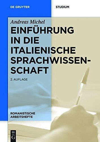 Andreas Michel - Einführung in die italienische Sprachwissenschaft (Romanistische Arbeitshefte, Band 55) - Preis vom 19.10.2026 19:33:35 h