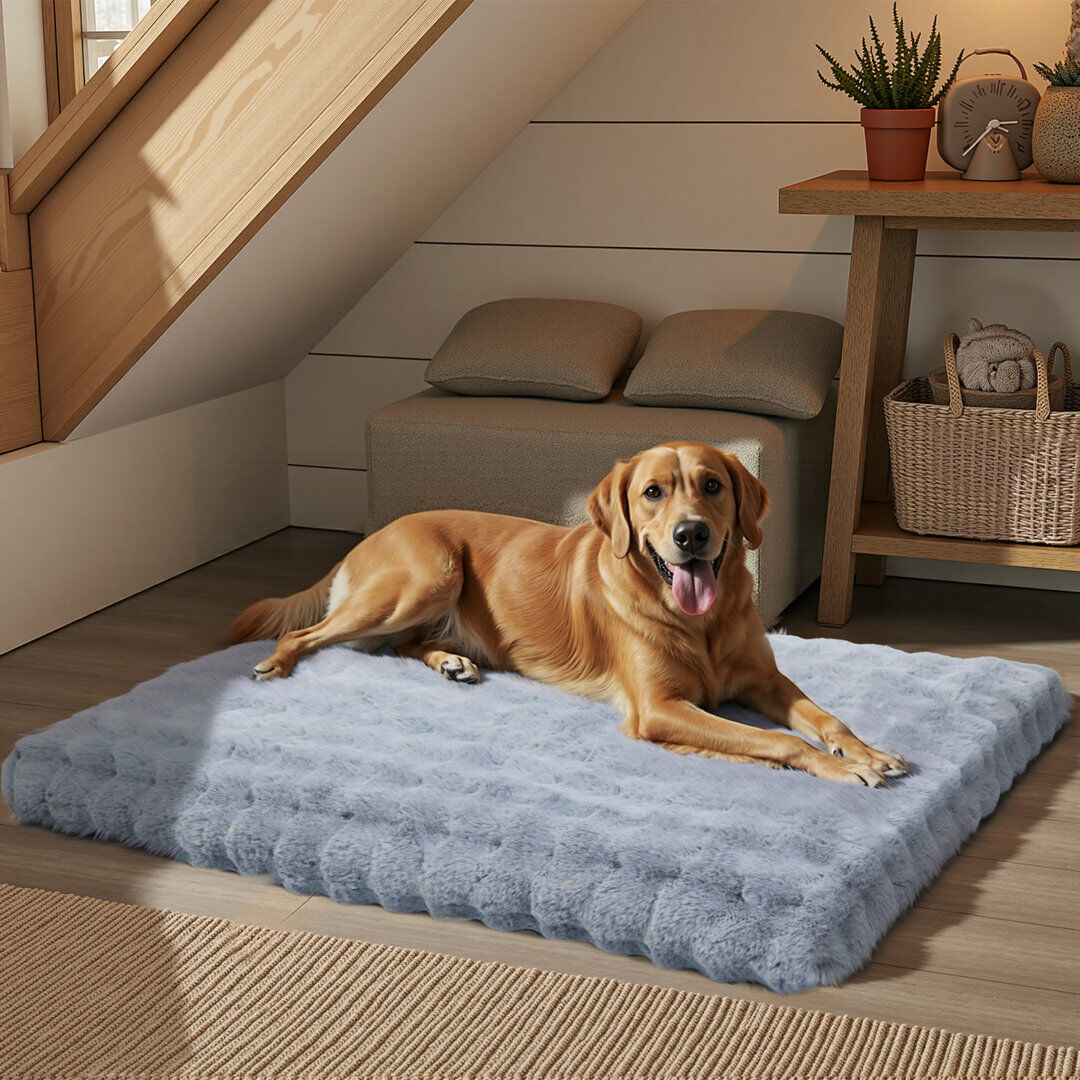 Archie & Oscar Dog Bed Grey 12cm H x 130cm W x 110cm D