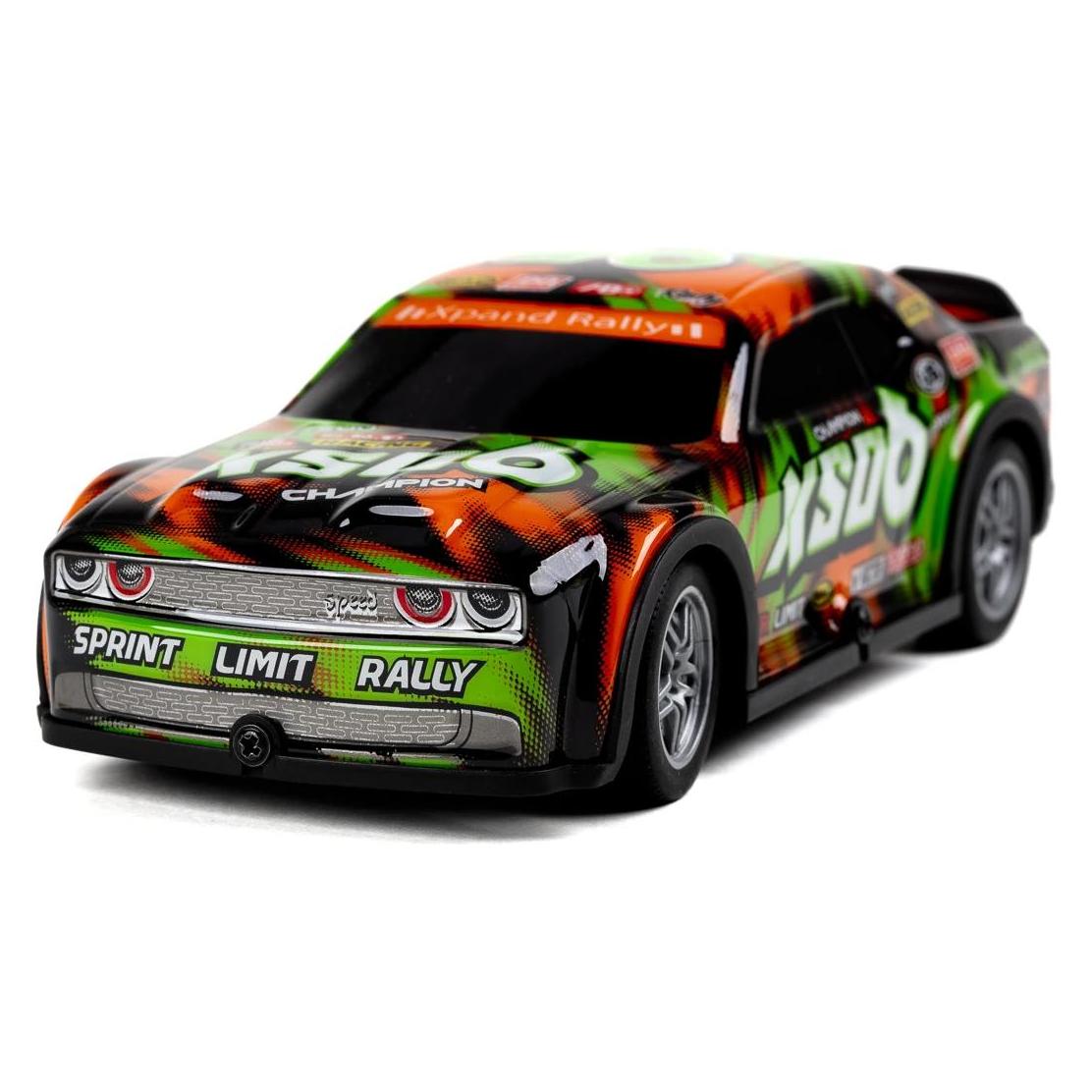 Tec-Toy Auto Roar SXO6 mit Licht, Grün/Orange, 1:22 (471254)
