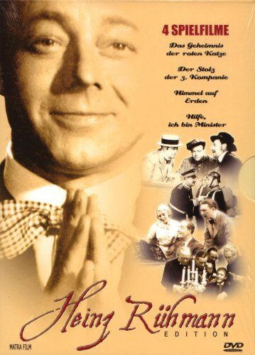 Heinz Rühmann Edition 4 Spielfilme (2 DVD`s) - Preis vom 11.10.2026 03:10:56 h
