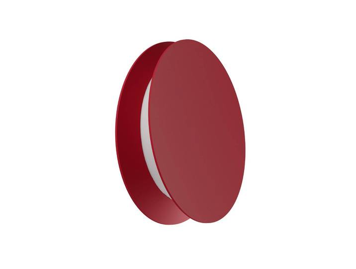Linea Light Wandlampe Yo-Yo, dimmbar, rot, für Wohn- / Esszimmer, Aluminium, LED Wandleuchte, Wandlampe Innen