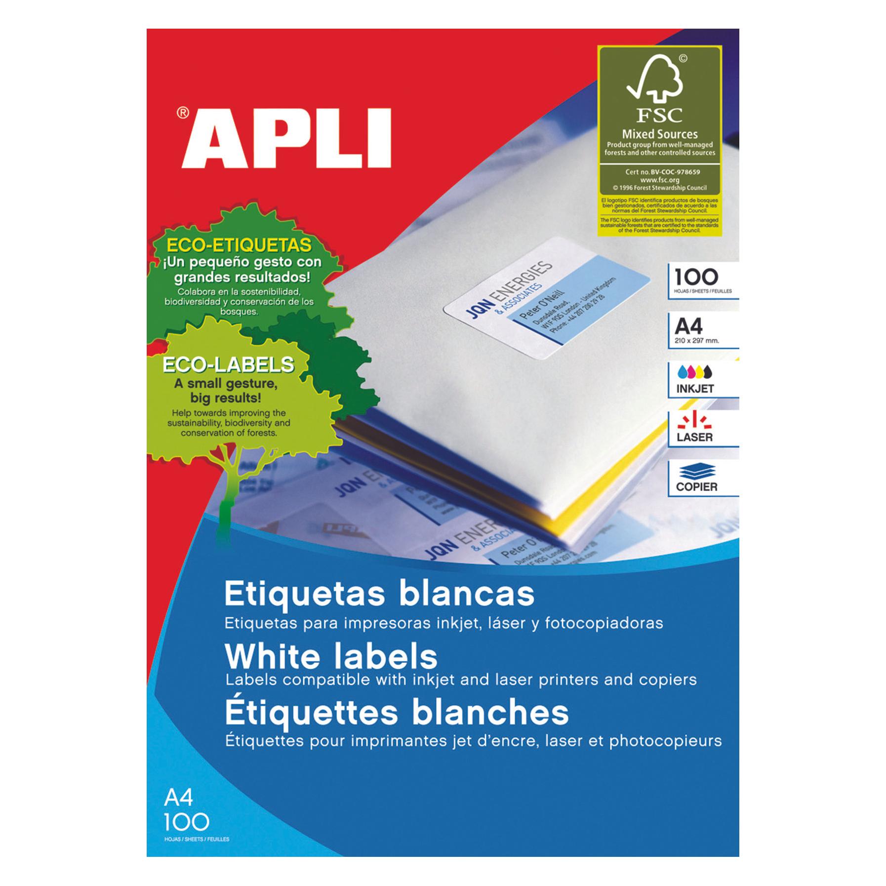 Apli universelle MEDIZINPRODUKTE, 105x42,4mm, weiss (1277)