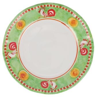 Vietri Melamine Campagna Gallina Dinner Plate