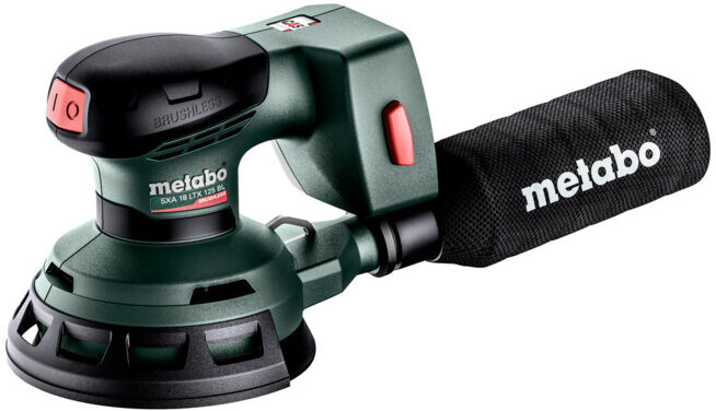 Ponceuse excentrique sans fil Metabo SXA 18 LTX 125 BL avec disque abrasif de 125 mm ; MetaLoc (600146840)