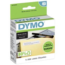 DYMO Etiketten Rolle 11355 S0722550 19 x 51 mm Papier Weiß 500 St. Wiederablösbar Universal-Etiketten