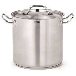 CombiSteel Gemüsetopfâ Hoch Edelstahl + Deckel Ã ̧28 17L