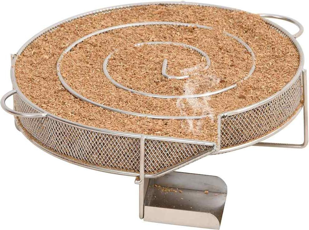 vidaXL Rookgenerator, rond, roestvrij staal, Diameter: 19,5 cm