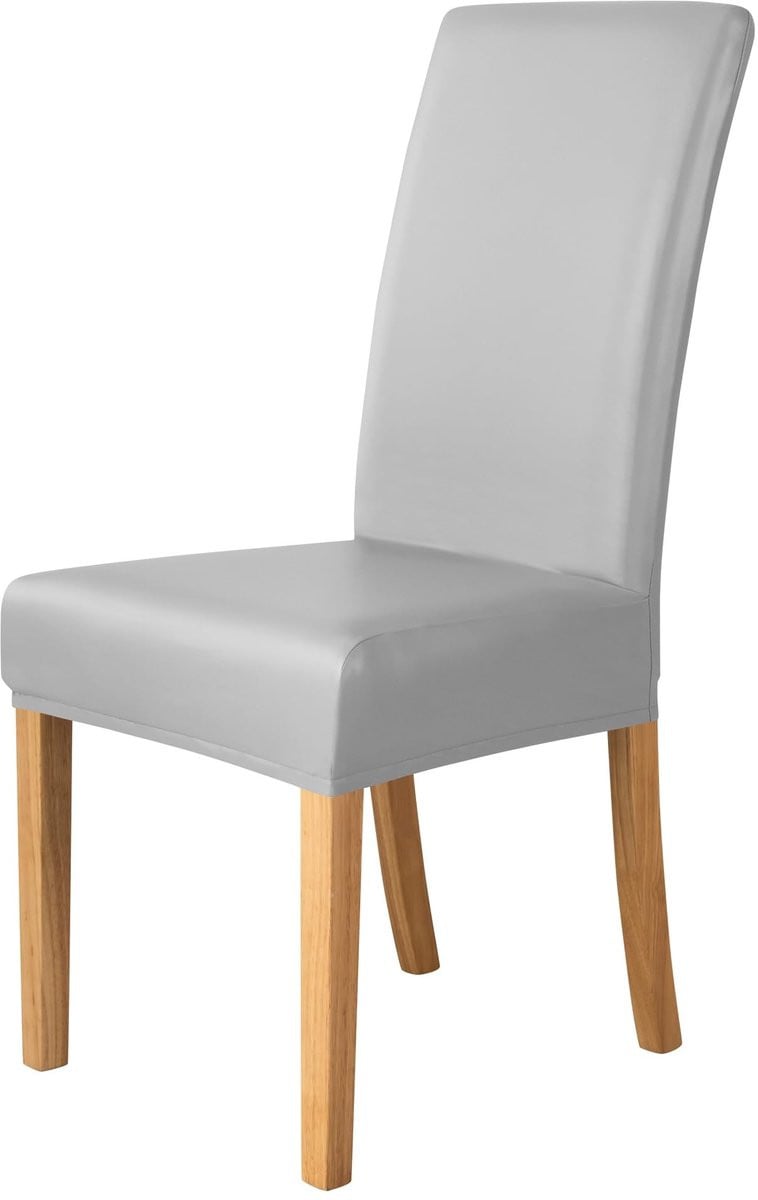 Omgoods Waterdichte Stoelhoes van PU Kunstleer voor Eetkamerstoelen