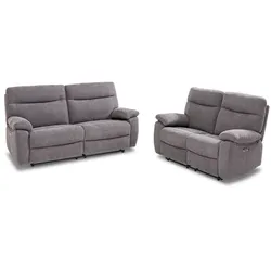 Sofa-Set Muro Stoff Grau