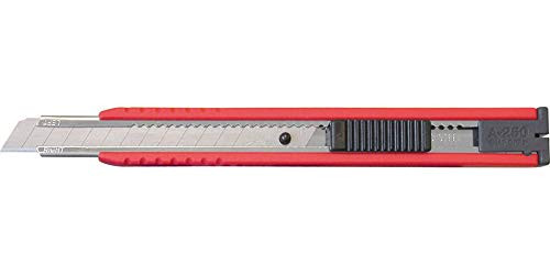 Cuttermessen met drukknop 9 mm