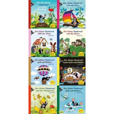 Pixi-8er-Set 256: Der kleine Maulwurf (8x1 Exemplar), Set von Zdeněk Miler,Simone Nettingsmeier, Carlsen, 978-3-551-04468-6