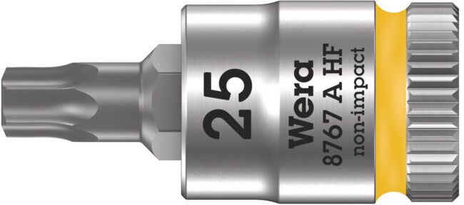 Wera 8767 A HF TX Douille-embout TX HF Zyklop à emmanchement 1/4