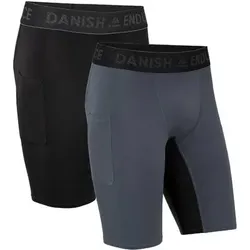 DANISH ENDURANCE Kurze Sporthose Power Compression, Größe XL in Bunt Bunt