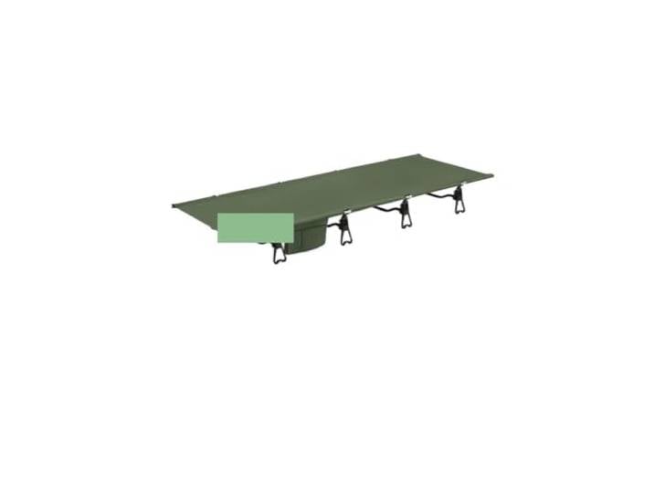 Breites, Tragbares, Bodenstehendes Klappbett For Den Außenbereich(Dark Green)