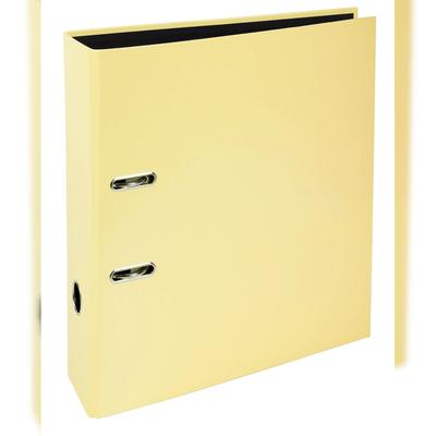 Exacompta 53569E 10x Ordner Prem'Touch A4, Rücken 80mm, Serie Aquarel - Zitrusgelb