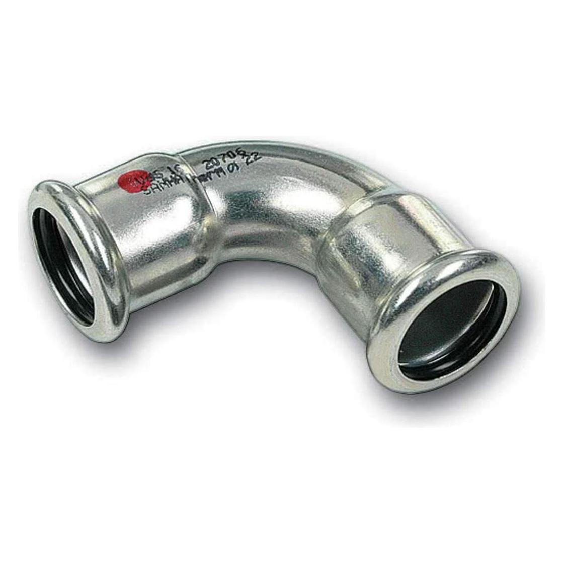 Sanha Therm Double socket bend 90 ° ZWxZW 76.1 (124002A76)