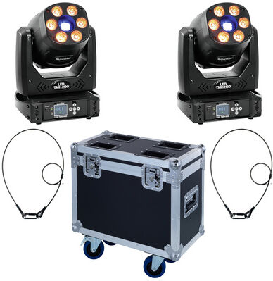 Eurolite LED TMH-H90 Moving-Head Bundle Noir
