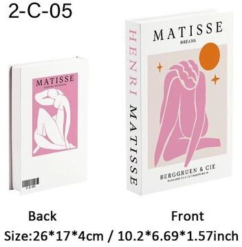 Uplift Essentials Matisse & Bauhaus Decorative Books High Definition Literary Architectural Sculpture style 11 decorative (not Storage)