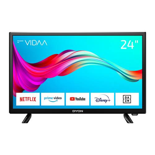 Dyon SMART 24 VX LED-TV 60 cm 24 Zoll EEK F (A - G) DVB-T2, DVB-C, DVB-S2, HD ready, Smart TV, WLAN, CI+ Schwarz