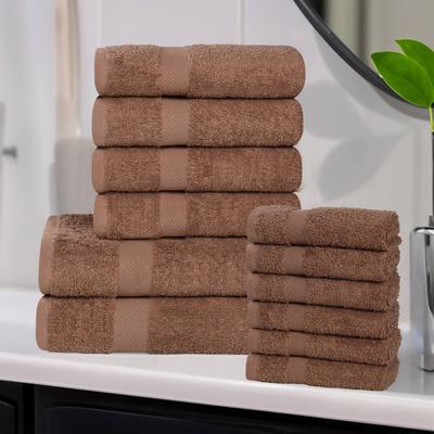 Superior Franklin Eco-Friendly Cotton Towel Set, Lightweight Absorbent Quick-Dry Bathroom Towels