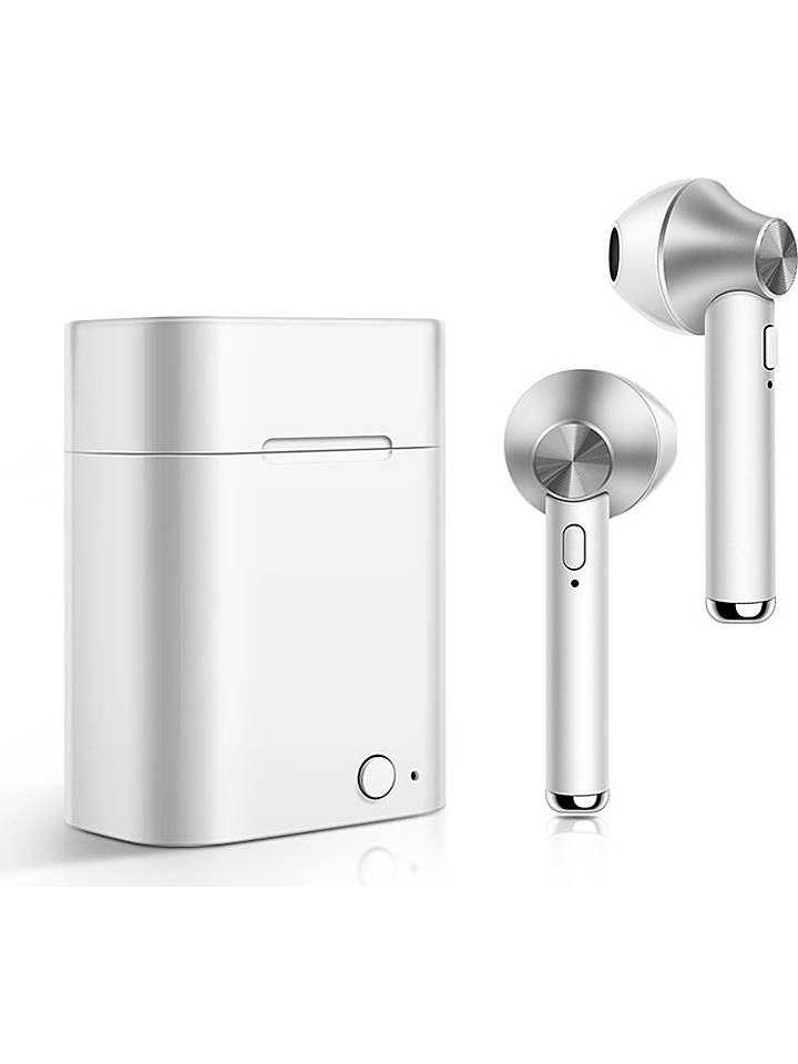 SmartCase Bluetooth-In-Ear-Kopfhörer in Silber - onesize
