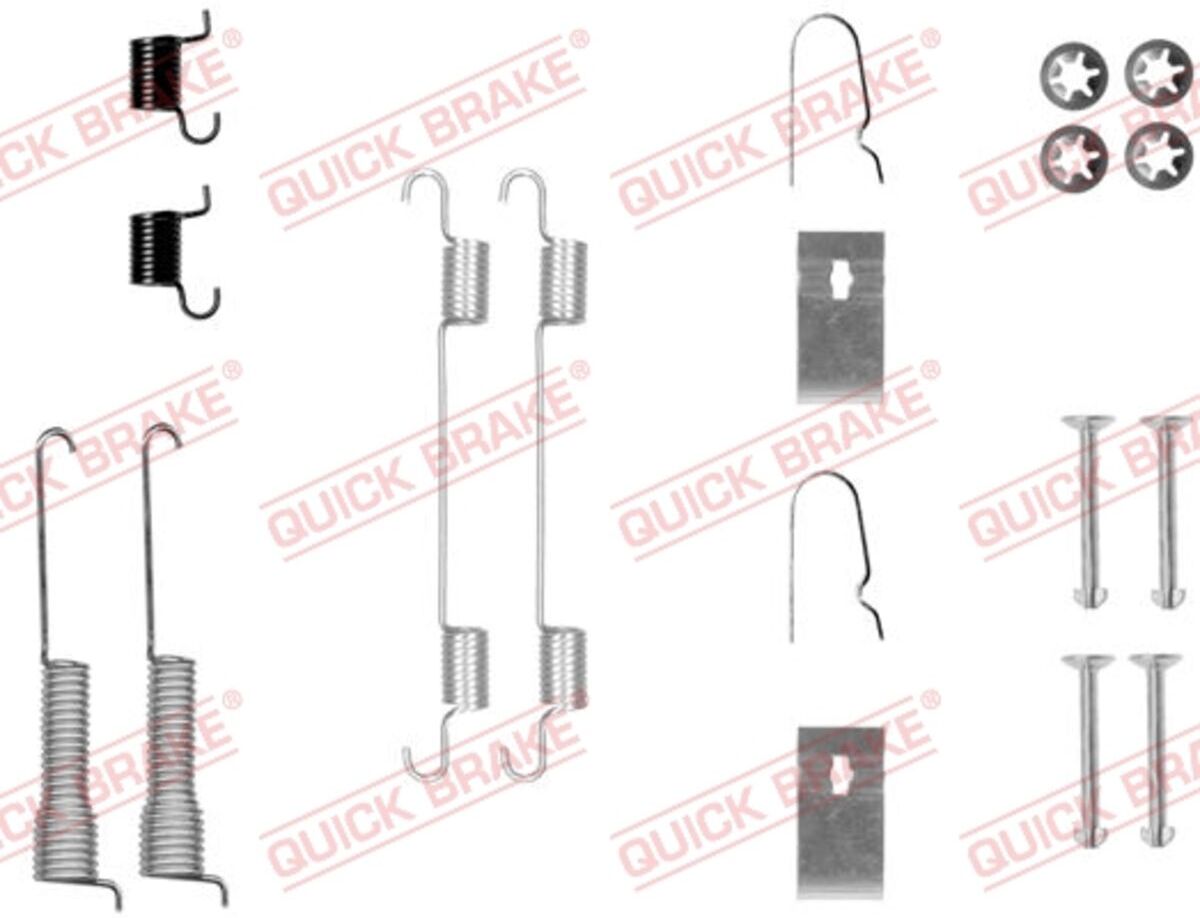 Zubehörsatz, Bremsbacken QUICK BRAKE 105-0800