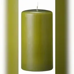 Kopschitz Kerzen Kerzen Stumpenkerzen Scottish Green, 100 x 40 mm, 16 Stück