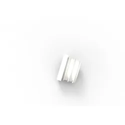 1 Rohrstopfen rund flach Ø 30mm WS 1,0 - 2,0mm PE weiß