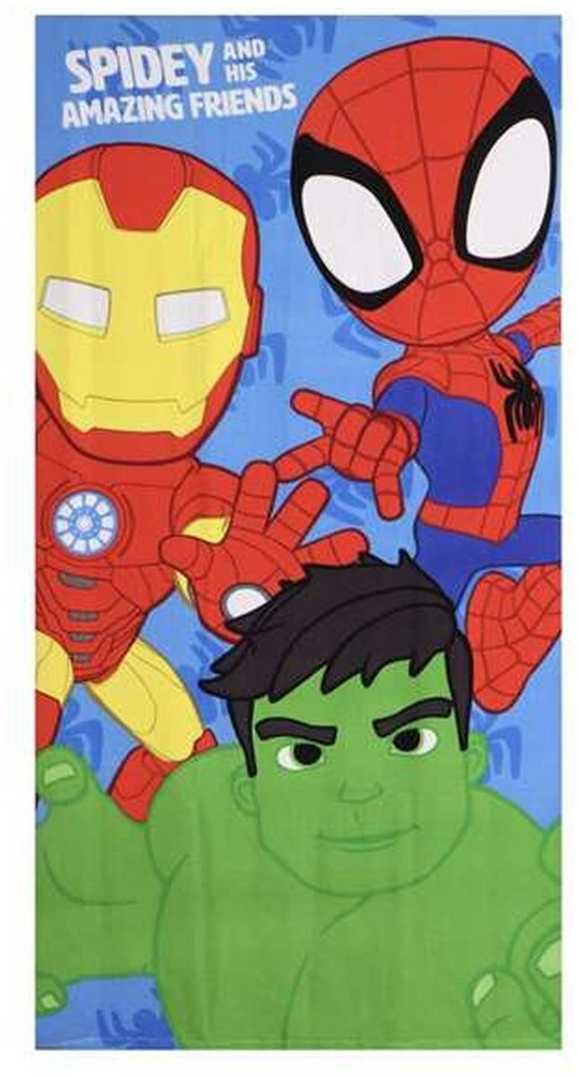 Spiderman Strandlaken voor kinderen – Spidey and His Amazing Friends – 70 x 140 cm – Polyester