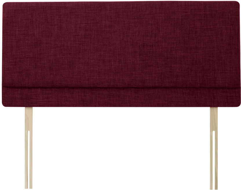 17 Stories Cassel Upholstered Linen Headboard Plum Small Double (4')